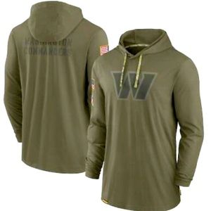 NEVER WORN W/ TAG NIKE DRI-FIT COMMANDERS LONG SLEEVE TEE W/ HOODIE Size Medium